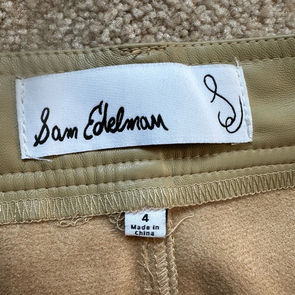 Sam Edelman Simona Polyurethane Tapered Pants Size 4 - Picture 8 of 16